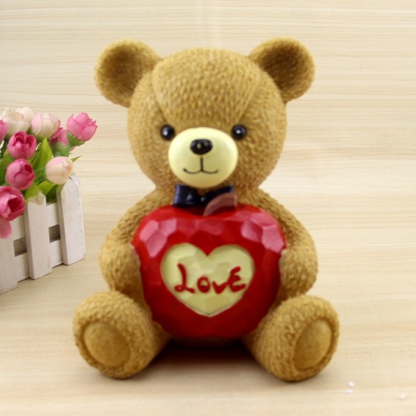 tượng gấu tiết kiệm