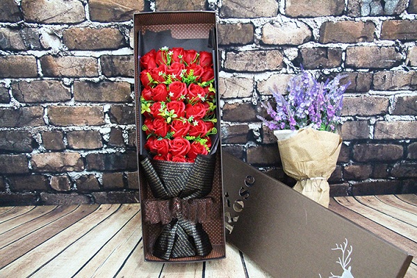 hoa hồng sáp bó lớn