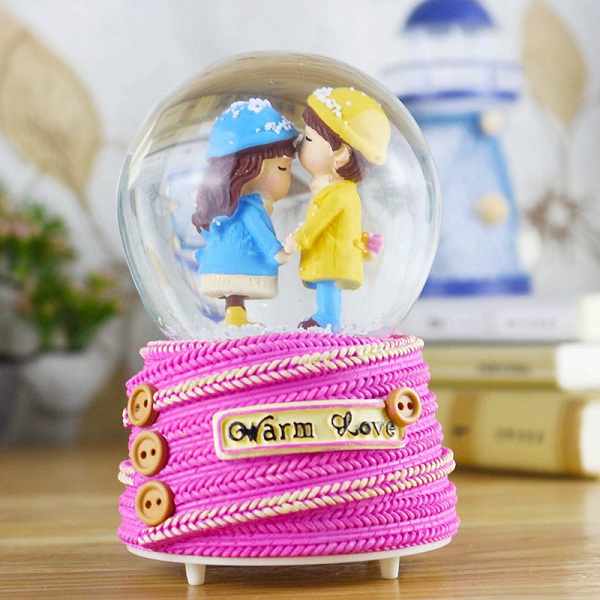 quả cầu tuyết warm love