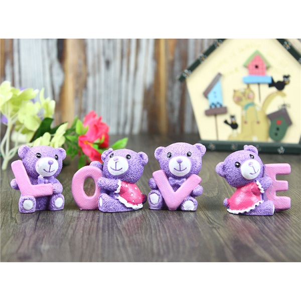 tượng gấu ôm chữ love